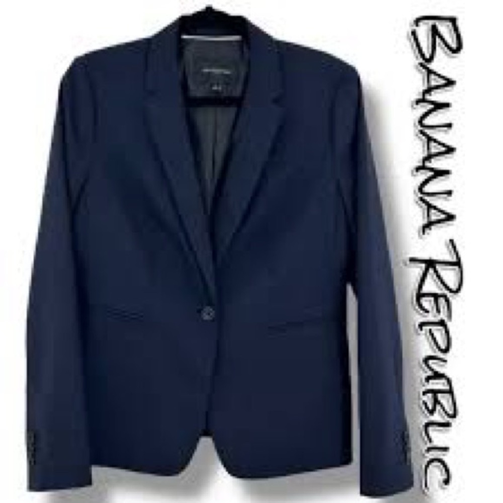 Banana Republic Navy Blue Women's Blazer